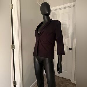 Lauren Conrad casual back blazer with button